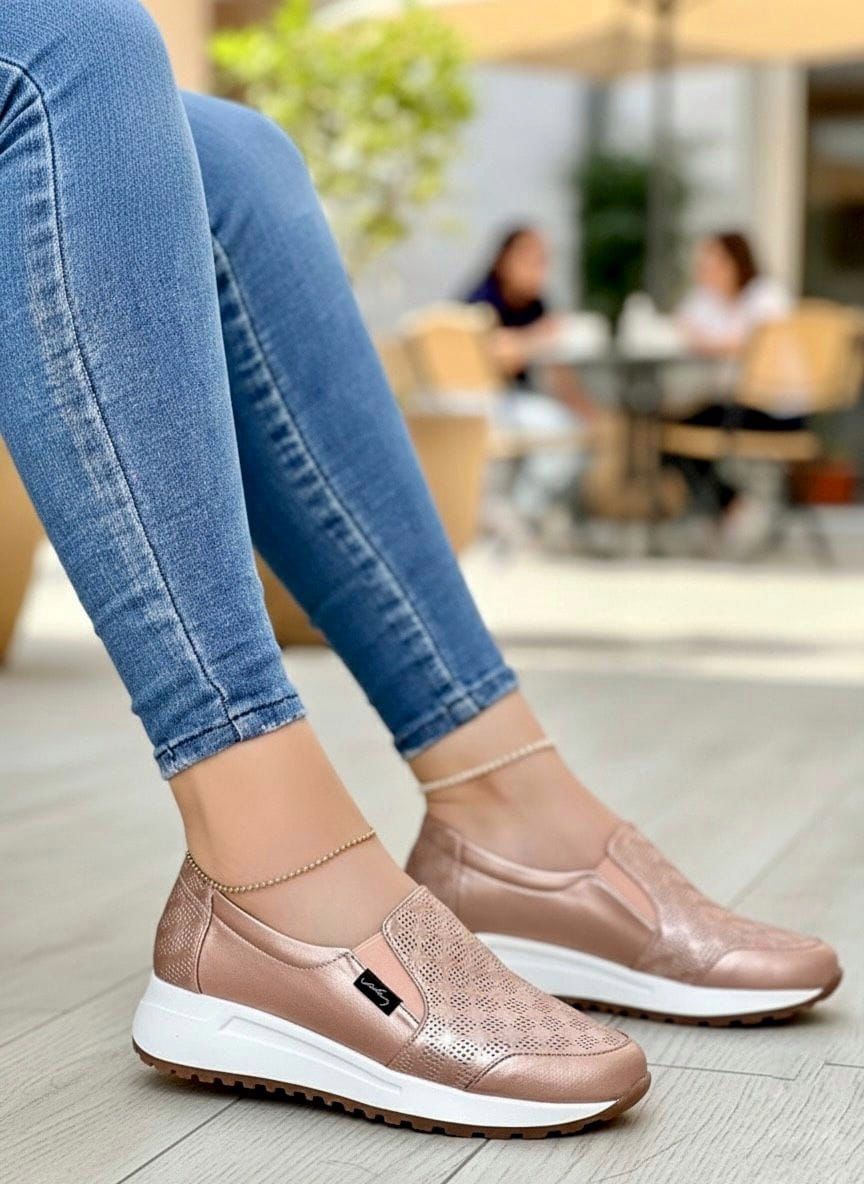 Tenis Mocasín Casual Confort V006 Dama